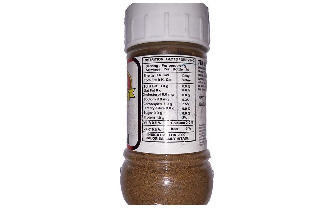 Roopak Tea Masala    Bottle  100 grams